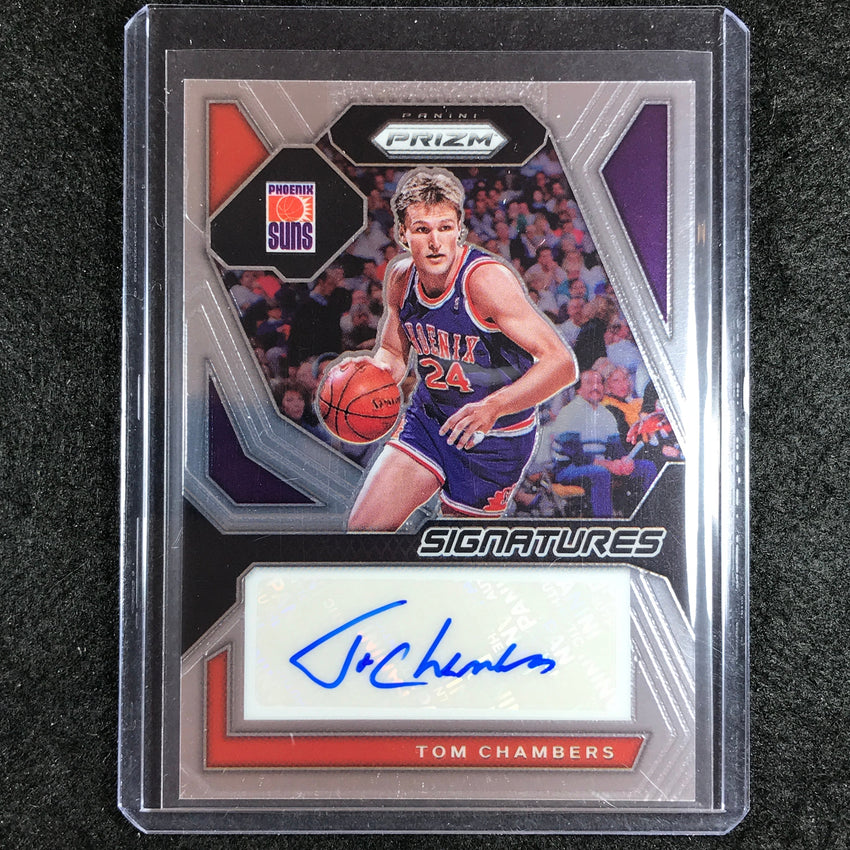 2023-24 Prizm TOM CHAMBERS Signatures Auto Base No. TOM