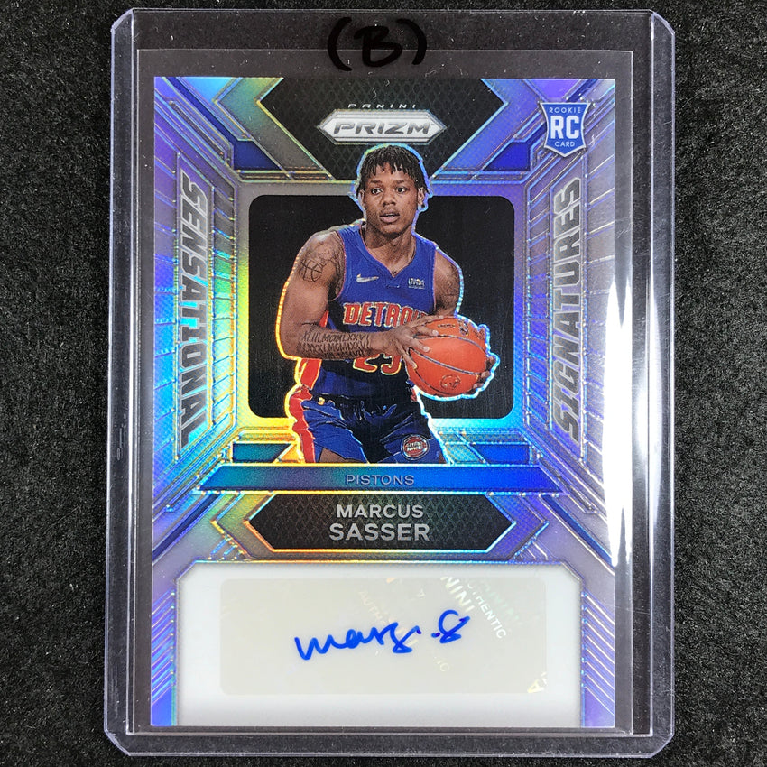 2023-24 Prizm MARCUS SASSER Sensational Signatures Rookie Auto Silver #MS (B)