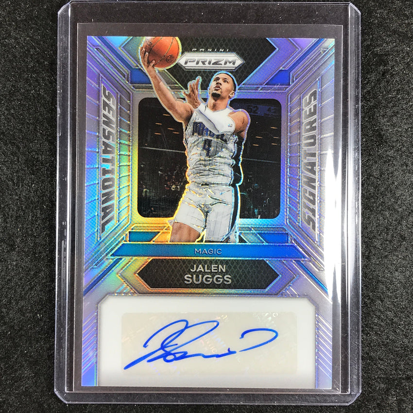 2023-24 Prizm JALEN SUGGS Sensational Signatures Auto Silver No. JL