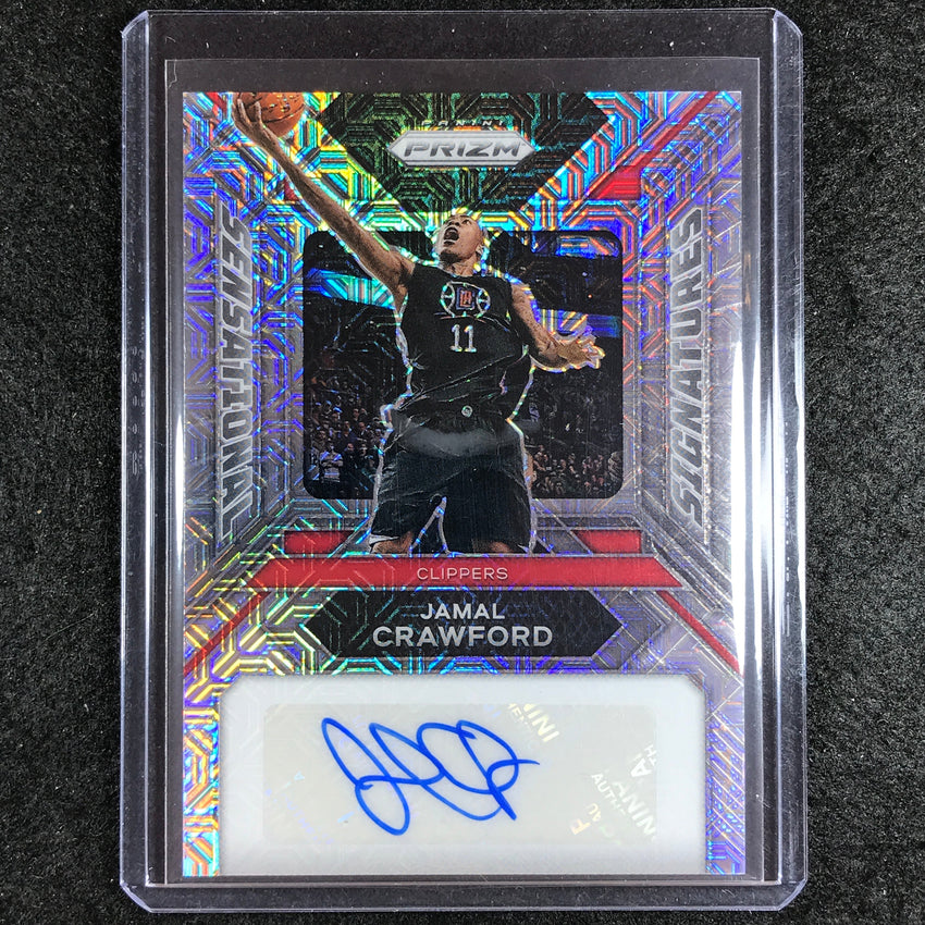 2023-24 Prizm JAMAL CRAWFORD Sensational Signatures Auto Mojo 10/25