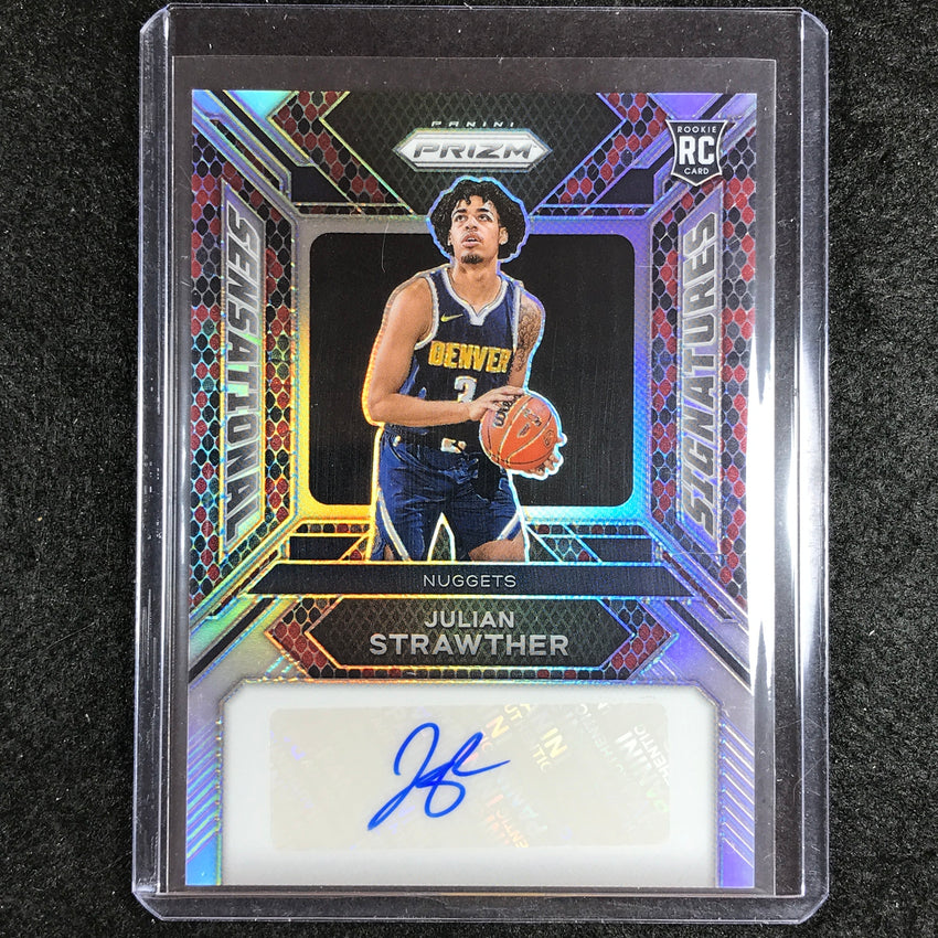 2023-24 Prizm JULIAN STRAWTHER Sensational Rookie Auto Snakeskin 15/15