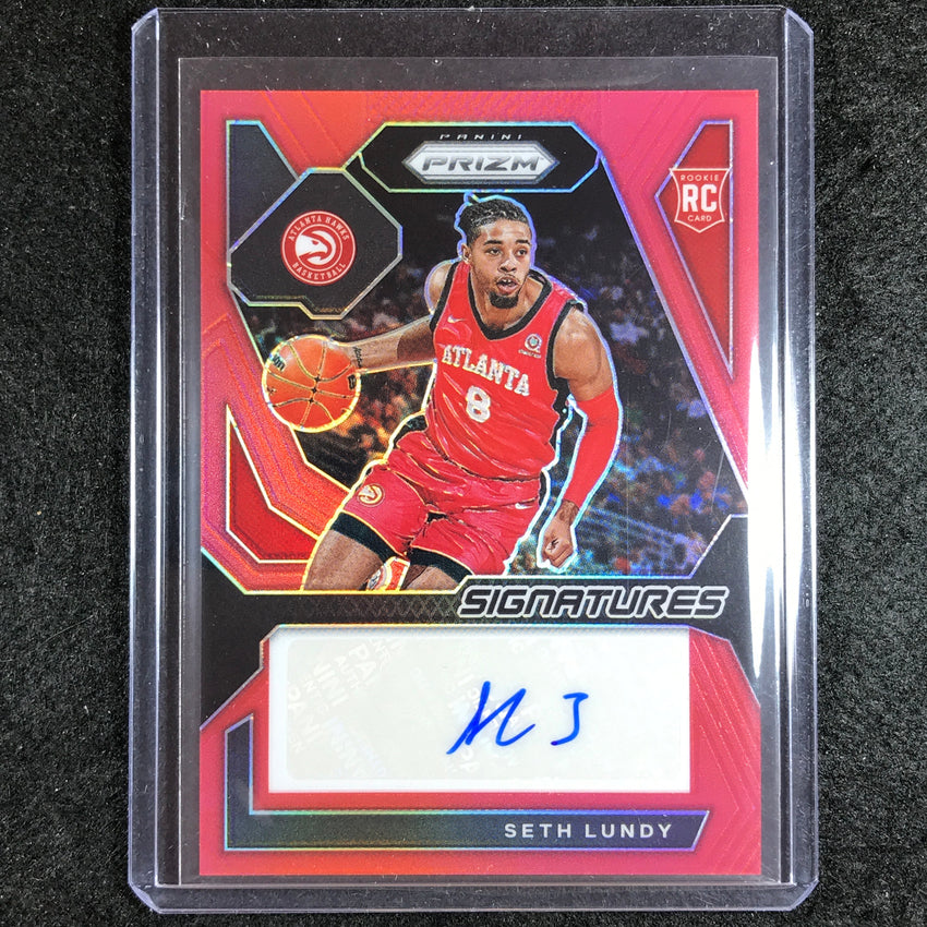 2023-24 Prizm SETH LUNDY Rookie Signatures Auto Red 76/99