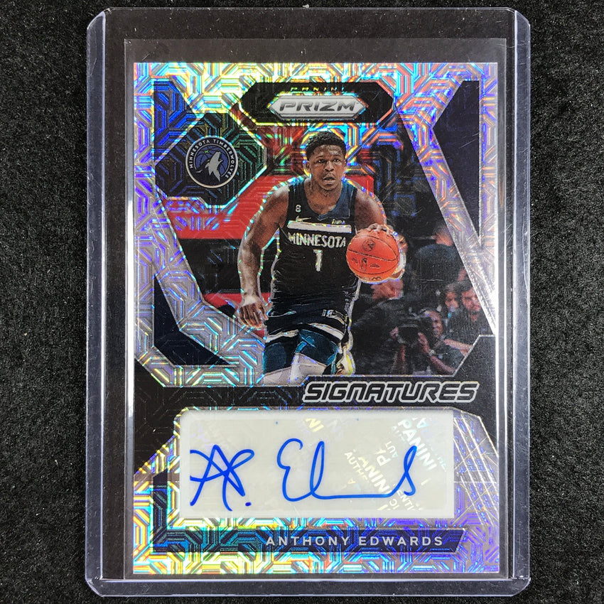 2023-24 Prizm ANTHONY EDWARDS Signatures Auto Mojo 10/25