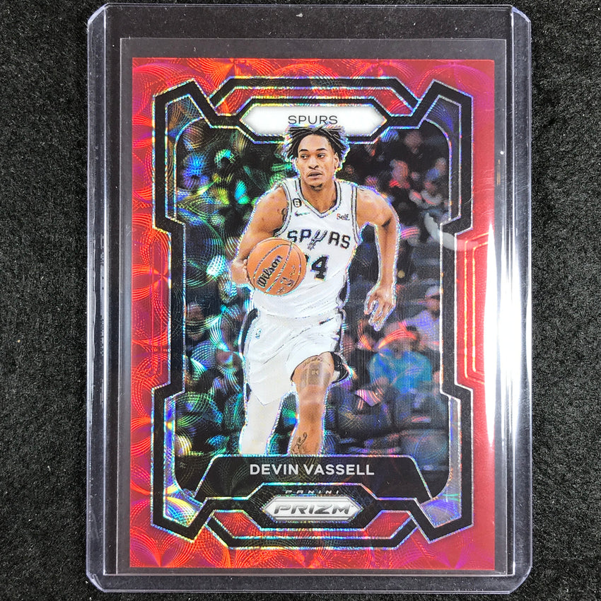 2023-24 Prizm DEVIN VASSELL Choice Red 52/88 #95