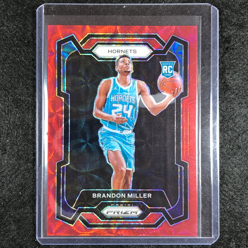2023-24 Prizm BRANDON MILLER Rookie Choice Red 25/88 No. 152