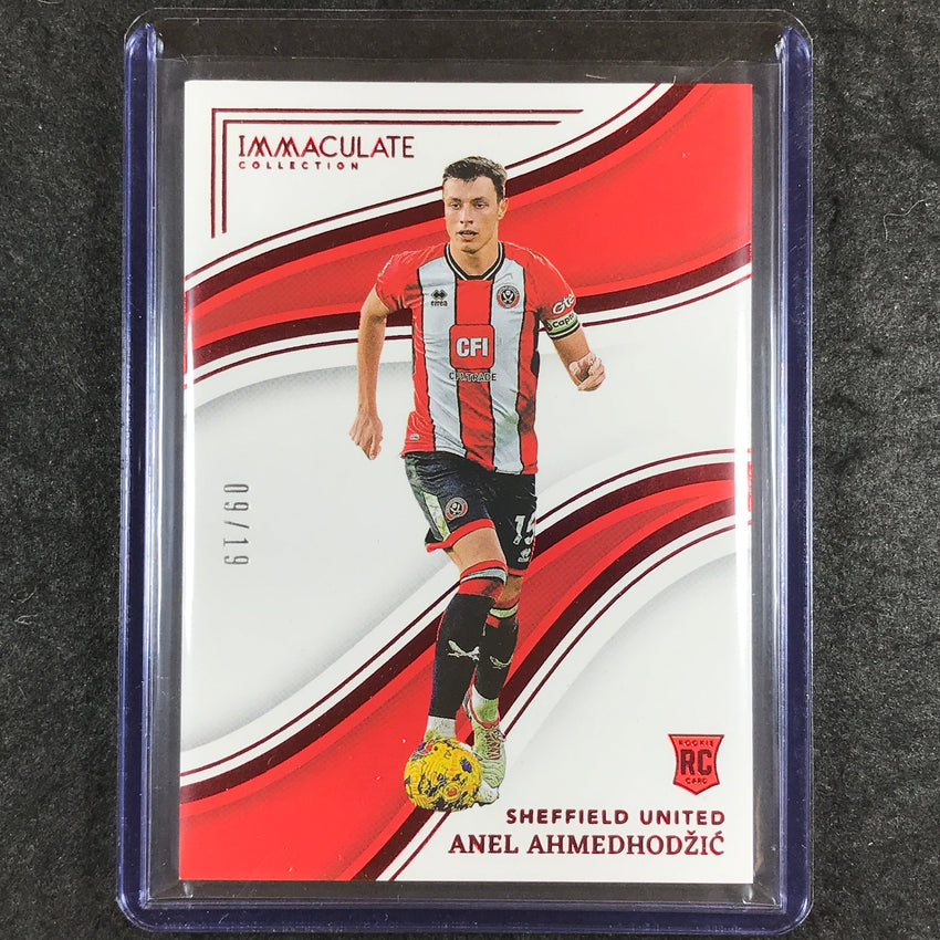 2023-24 Immaculate Soccer ANEL AHMEDHODZIC Base Rookie Ruby Red 9/19 #224
