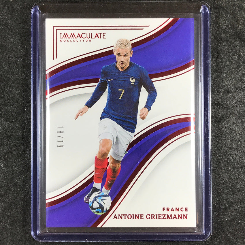2023-24 Immaculate Soccer ANTOINE GRIEZMANN Base Ruby Red 18/19 #16