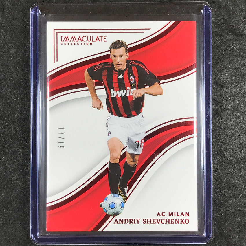 2023-24 Immaculate Soccer ANDRIY SHEVCHENKO Base Ruby Red 17/19 #266