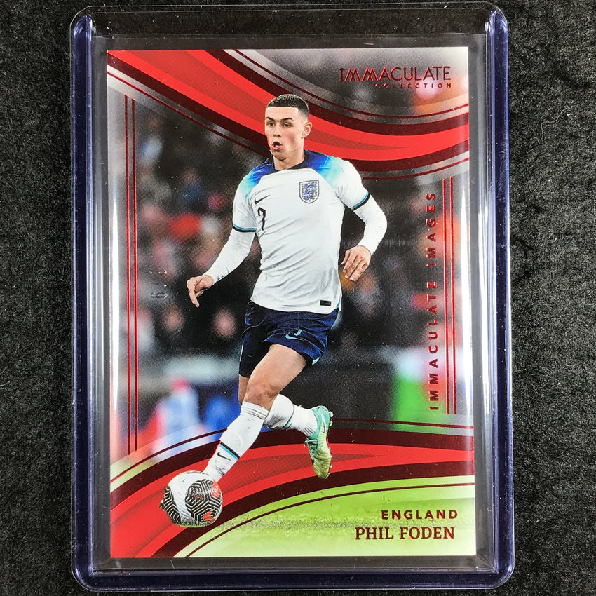 2023-24 Immaculate Soccer PHIL FODEN Immaculate Images Ruby Red 8/9 #13