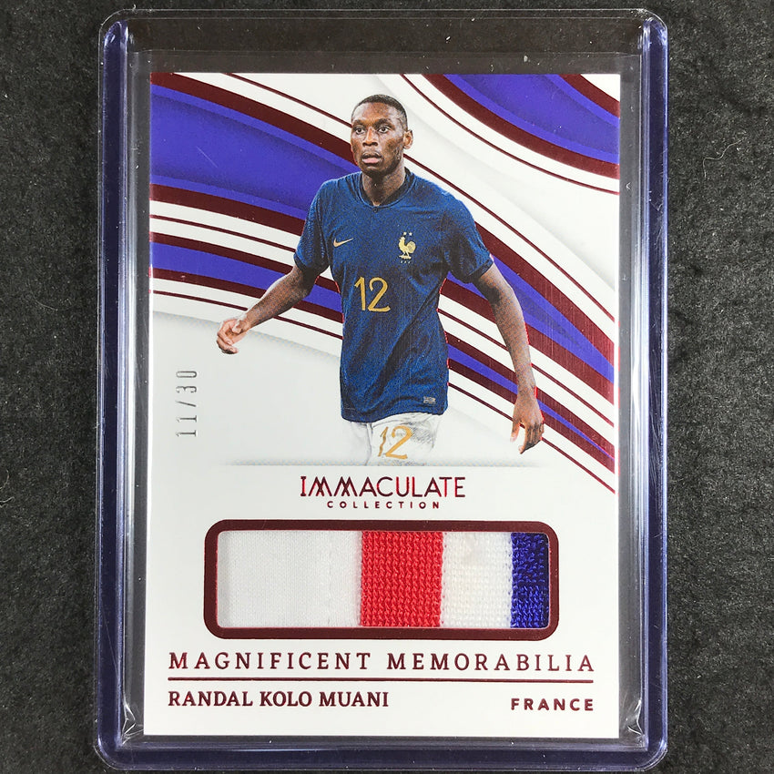 2023-24 Immaculate Soccer RANDAL KOLO MUANI Magnificent Memorabilia Ruby 11/30