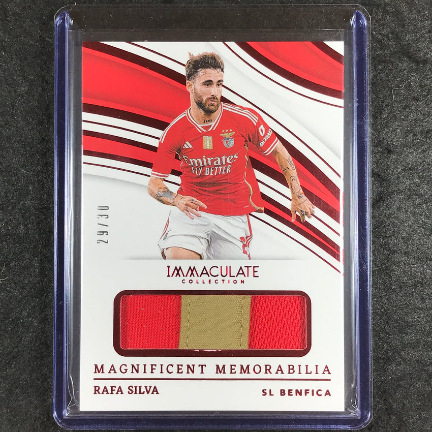 2023-24 Immaculate Soccer RAFA SILVA Magnificent Memorabilia Ruby Red 29/30