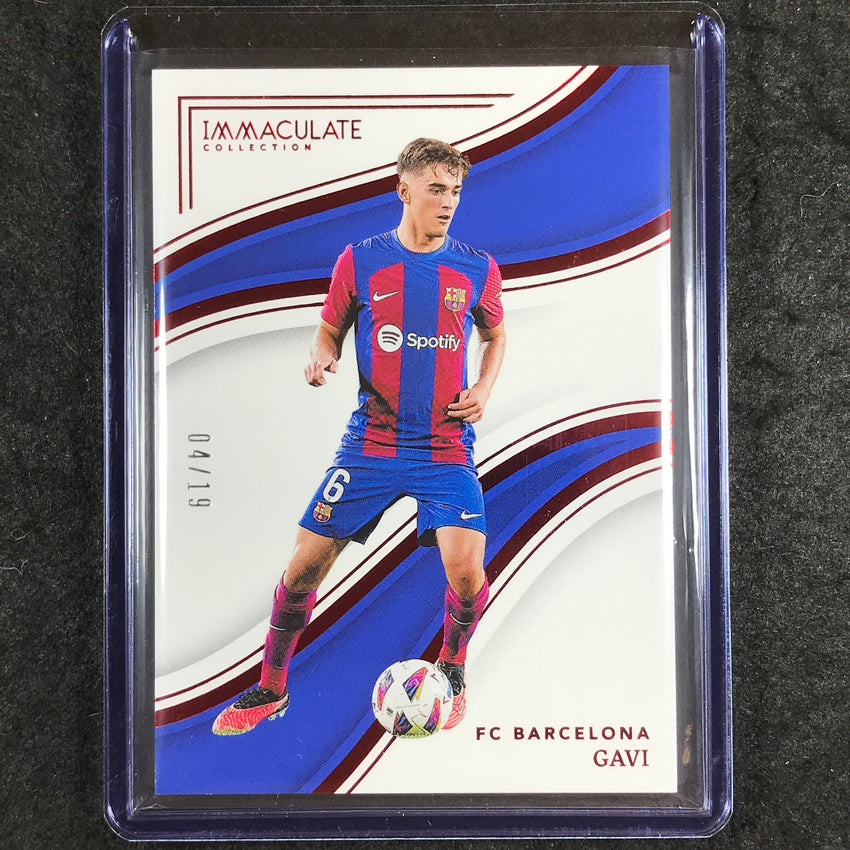 2023-24 Immaculate Soccer GAVI Base Ruby Red 4/19 #57