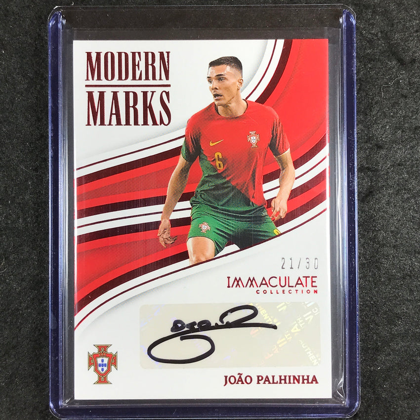 2023-24 Immaculate Soccer JOAO PALHINHA Modern Marks Auto Ruby Red 21/30