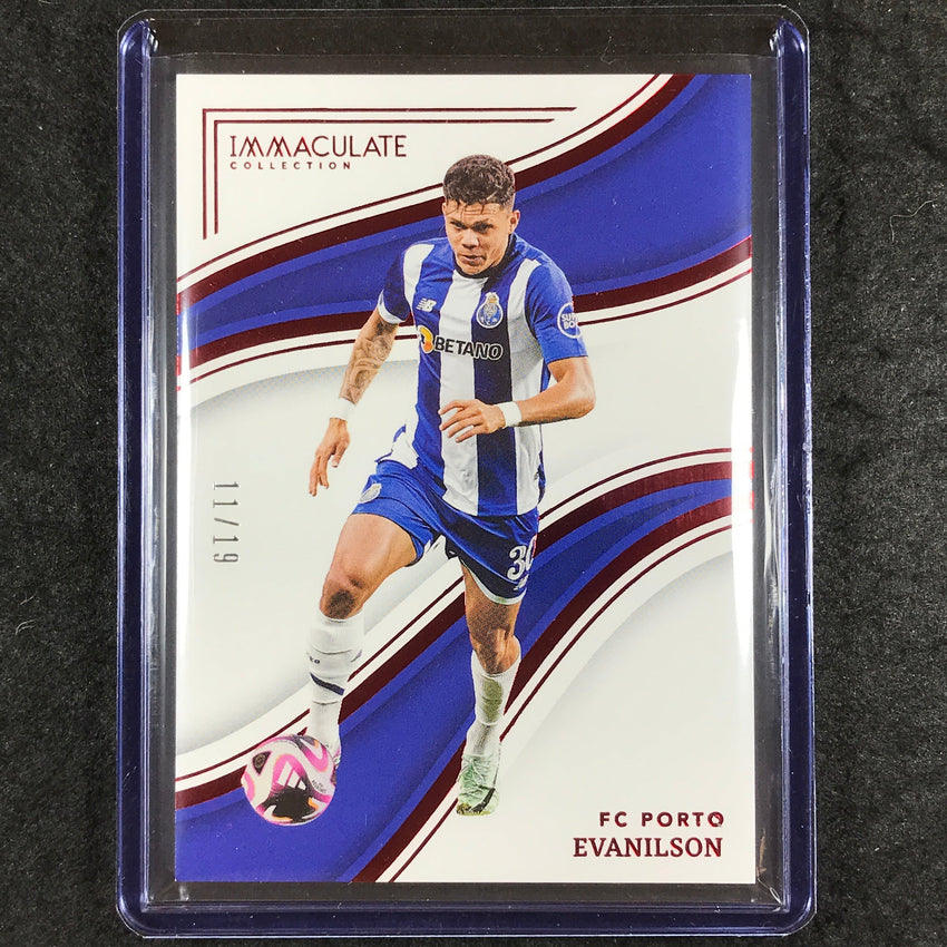 2023-24 Immaculate Soccer EVANILSON Base Ruby Red 11/19 #82