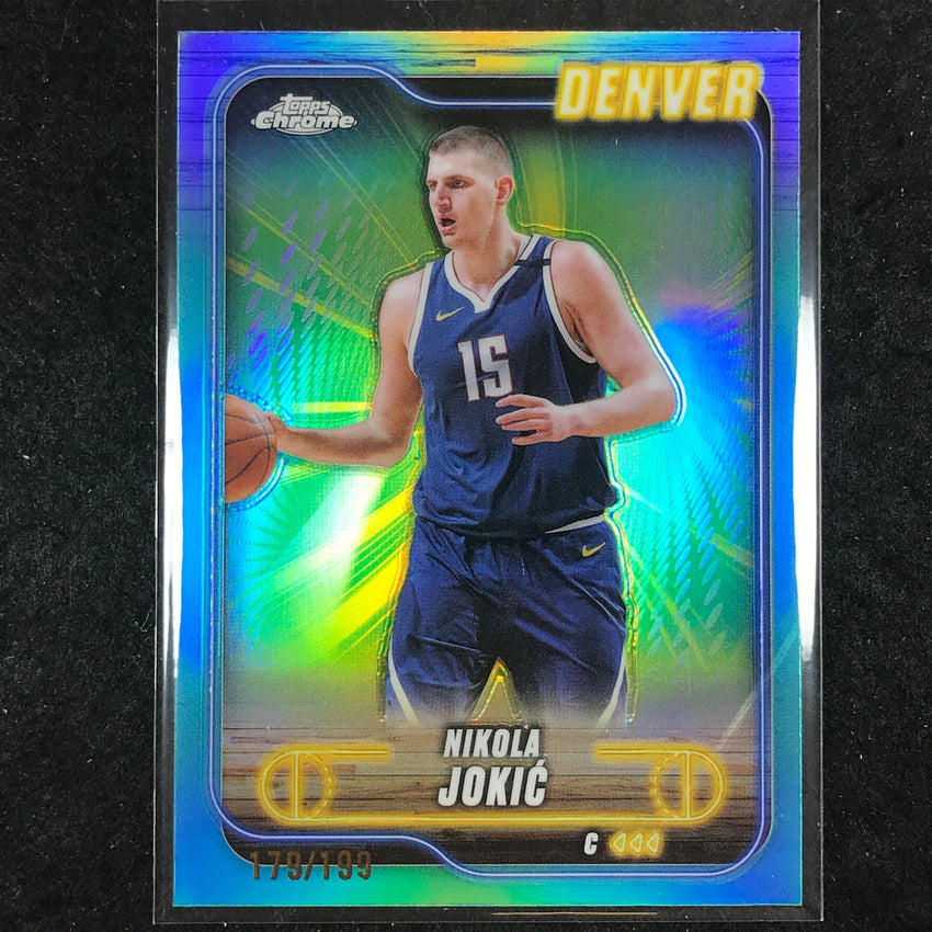 2024-25 Topps Chrome Basketball NIKOLA JOKIC Aqua 179/199 #50