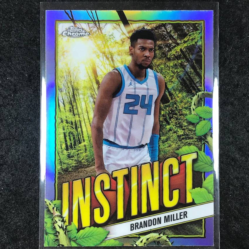 2024-25 Topps Chrome Basketball BRANDON MILLER Instinct Refractor #14