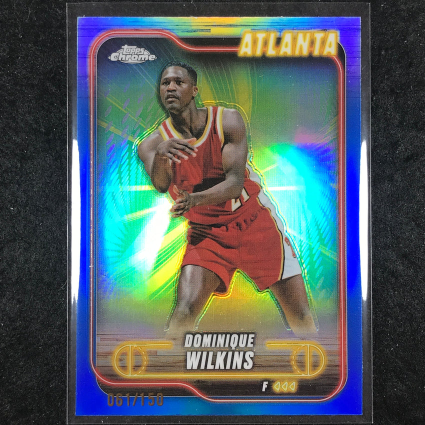 2024-25 Topps Chrome Basketball DOMINIQUE WILKINS Blue 61/150 #39