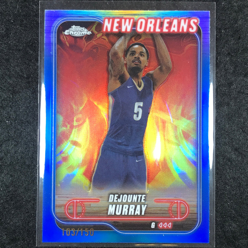 2024-25 Topps Chrome Basketball DEJOUNTE MURRAY Blue 103/150 #73