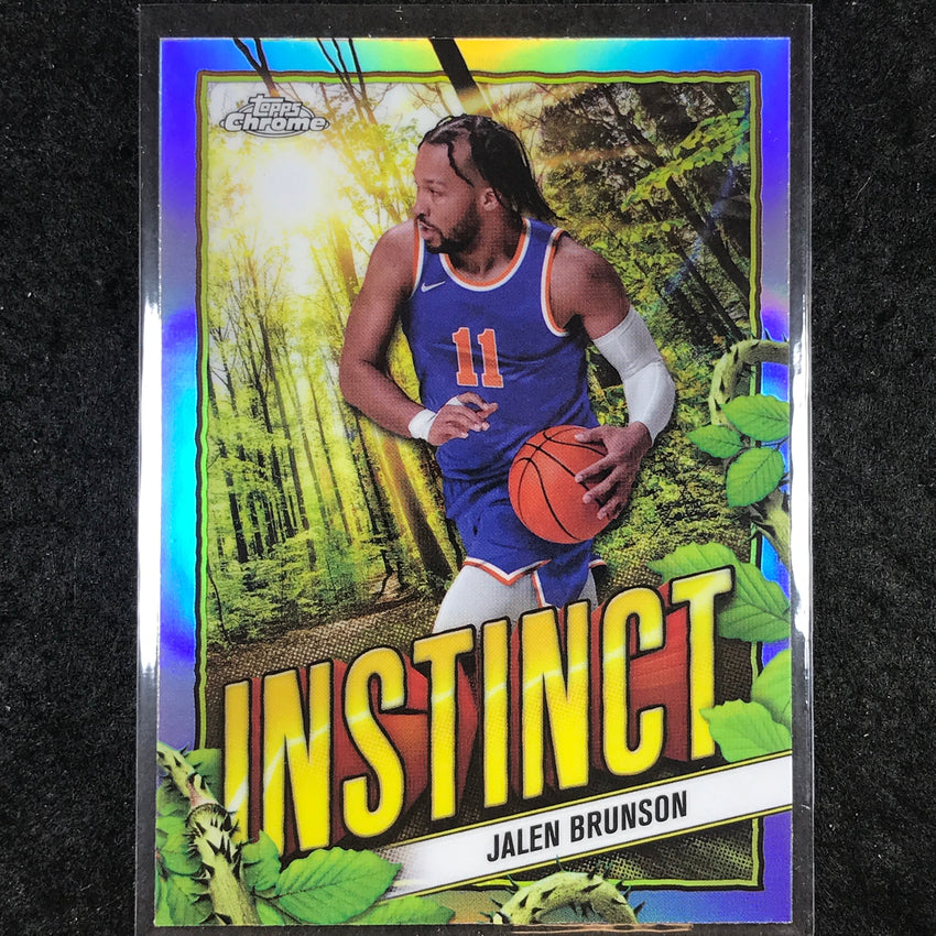 2024-25 Topps Chrome Basketball JALEN BRUNSON Instinct Refractor #18