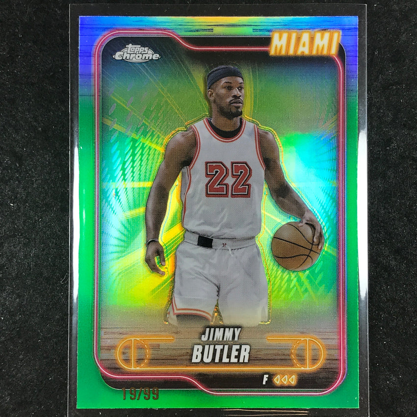 2024-25 Topps Chrome Basketball JIMMY BUTLER Base Green 19/99 #16