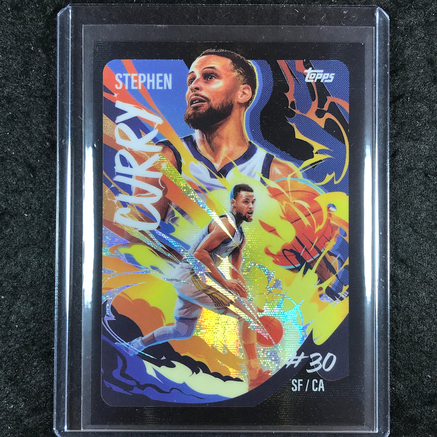 2024-25 Topps Chrome Basketball STEPHEN CURRY Ultra Violet All-Stars SSP #3