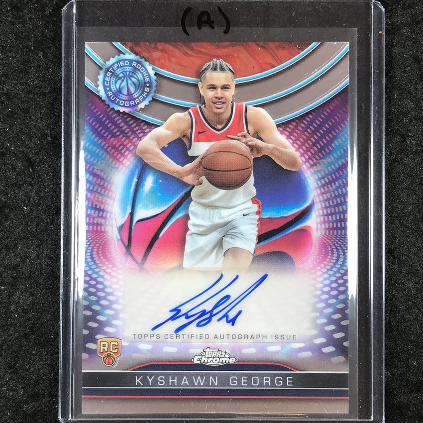 2024-25 Topps Chrome KYSHAWN GEORGE Certified Rookie Auto Base #KG (A)