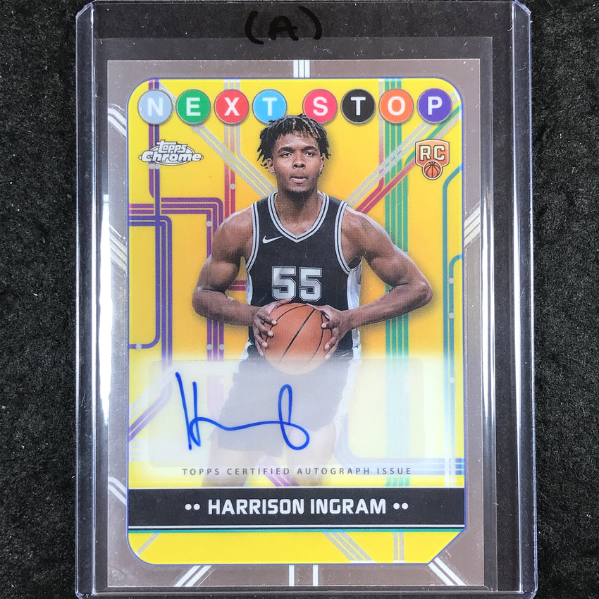 2024-25 Topps Chrome HARRISON INGRAM Next Stop Rookie Auto Base #HI (A)