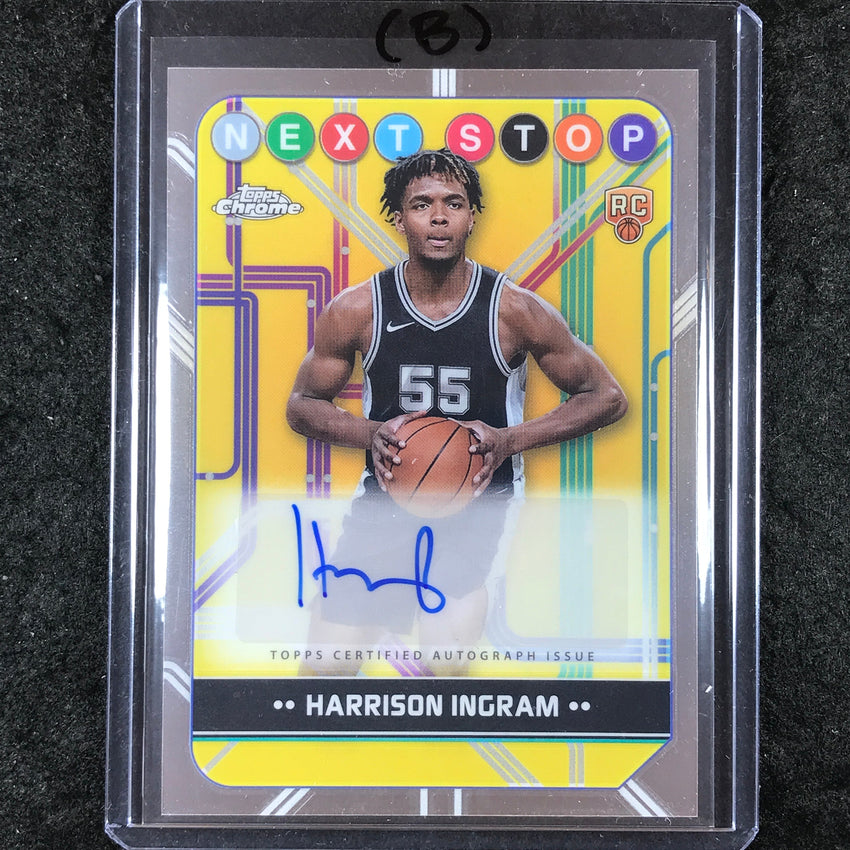 2024-25 Topps Chrome HARRISON INGRAM Next Stop Rookie Auto Base #HI (B)