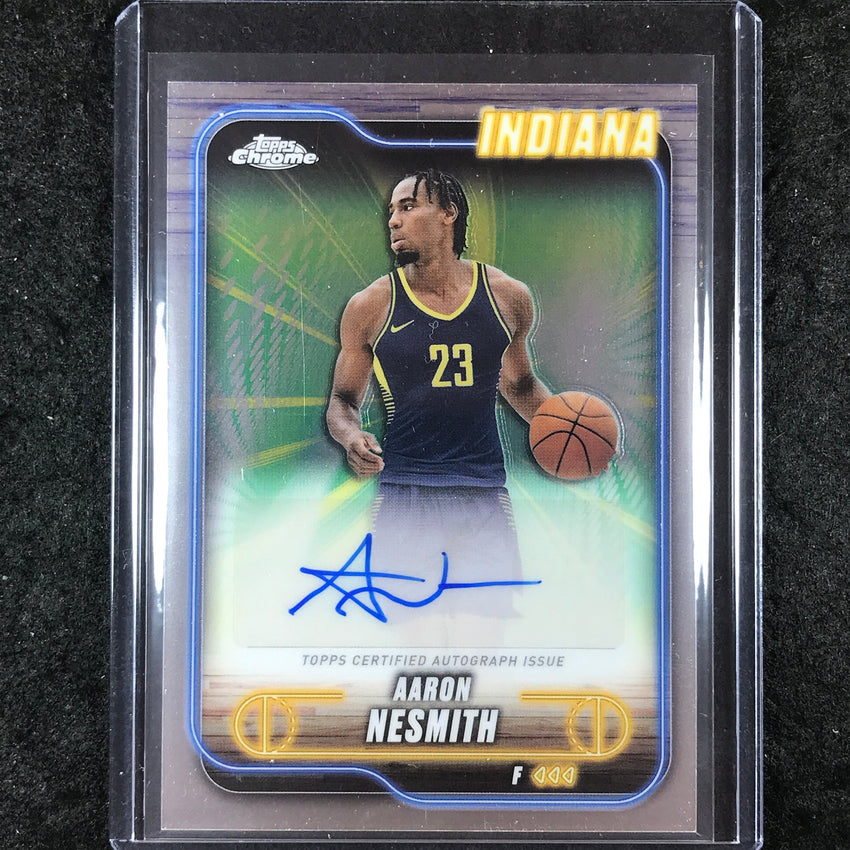 2024-25 Topps Chrome Basketball AARON NESMITH Topps Chrome Auto Base #ANE