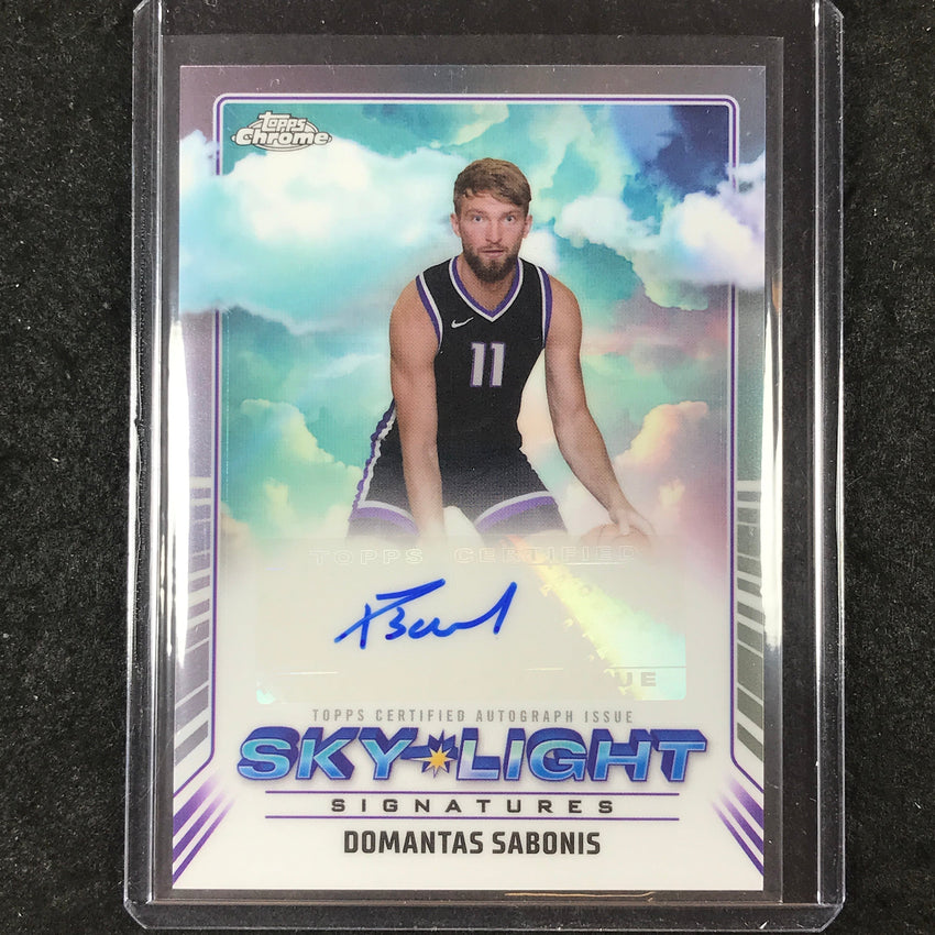 2024-25 Topps Chrome DOMANTAS SABONIS Sky-Light Signatures Auto Base #DS