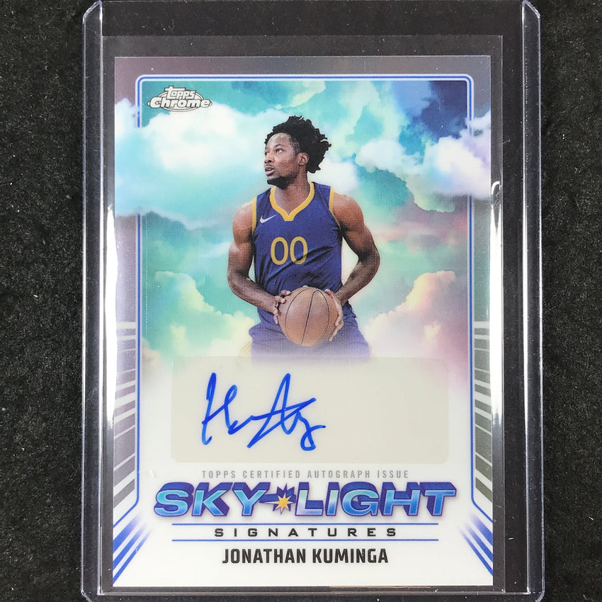 2024-25 Topps Chrome JONATHAN KUMINGA Sky-Light Signatures Auto Base #JK