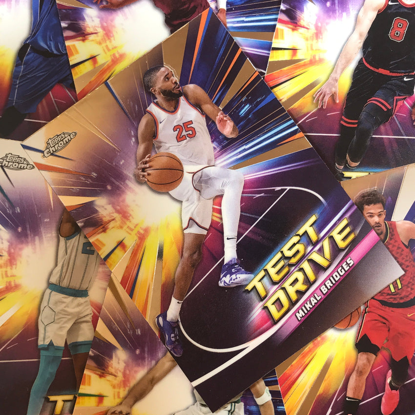 2024-25 Topps Chrome Basketball PAUL GEORGE Test Drive Base #13