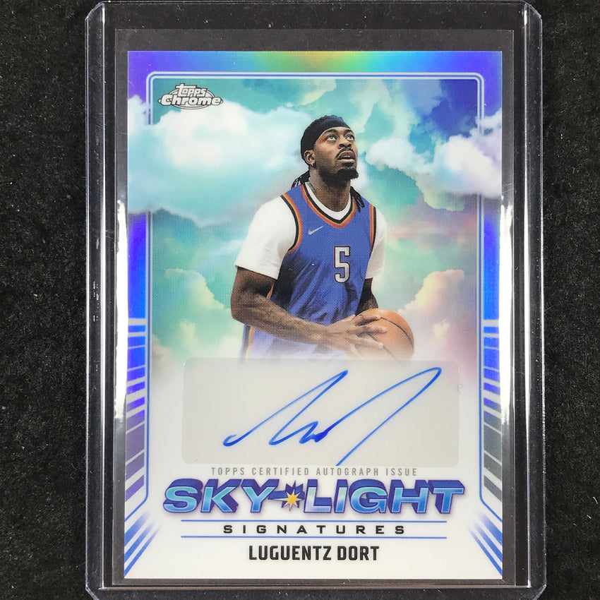 2024-25 Topps Chrome LUGUENTZ DORT Sky-Light Signatures Auto Refractor #LD