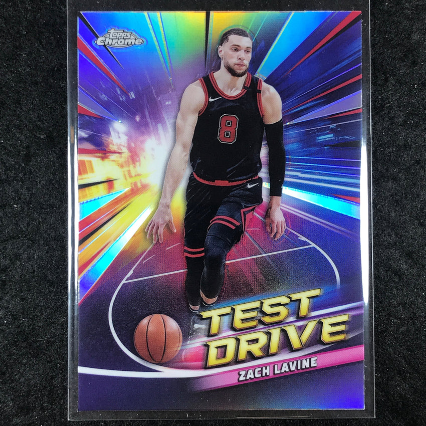 2024-25 Topps Chrome Basketball ZACH LAVINE Test Drive Refractor #5