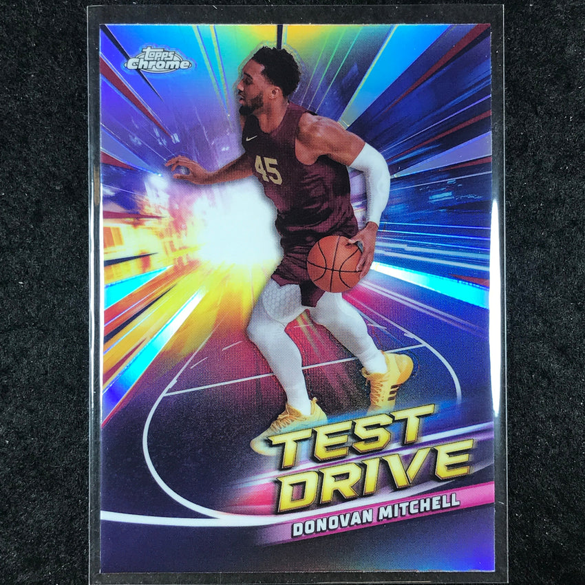 2024-25 Topps Chrome Basketball DONOVAN MITCHELL Test Drive Refractor #6