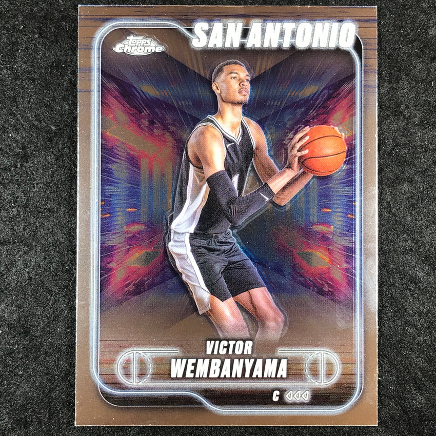 2024-25 Topps Chrome Basketball VICTOR WEMBANYAMA Base #122
