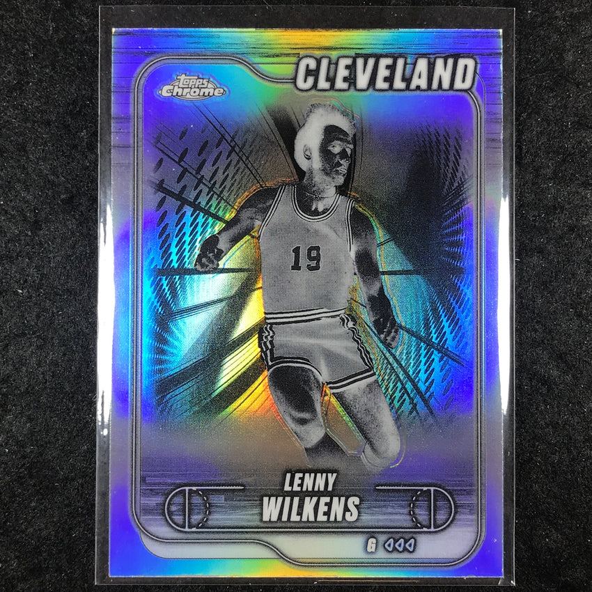 2024-25 Topps Chrome Basketball LENNY WILKENS Negative Refractor #14