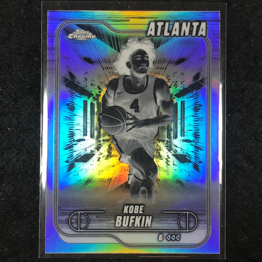 2024-25 Topps Chrome Basketball KOBE BUFKIN Negative Refractor #29
