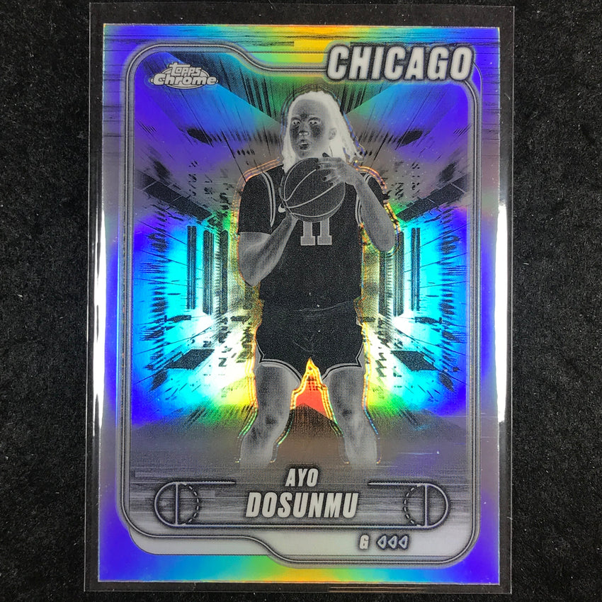 2024-25 Topps Chrome Basketball AYO DOSUNMU Negative Refractor #58