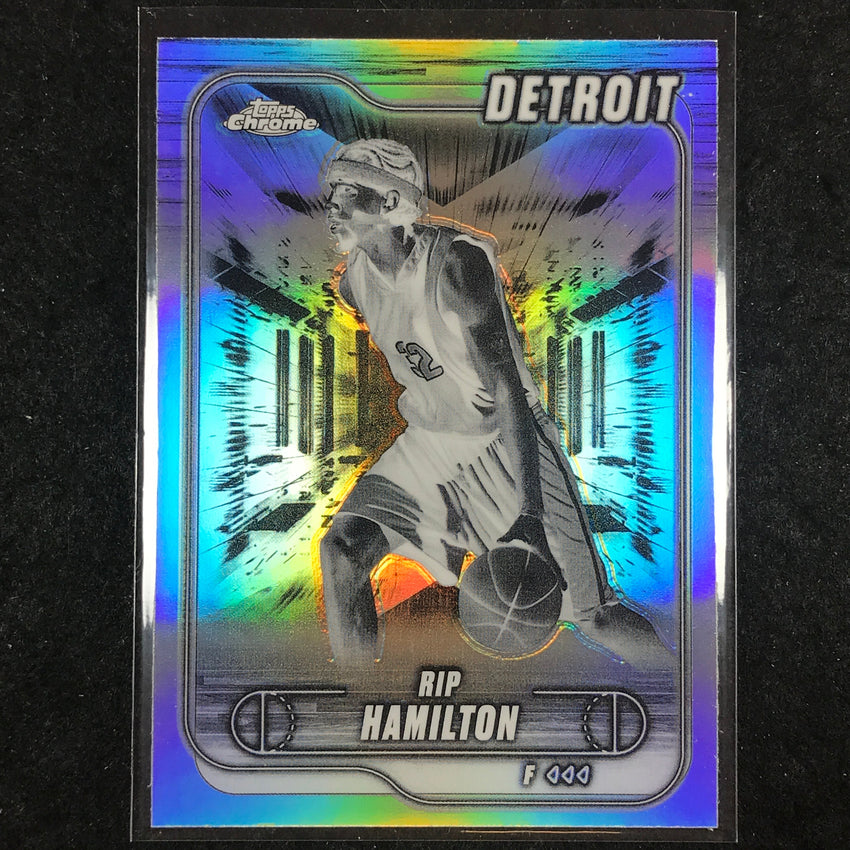 2024-25 Topps Chrome Basketball RIP HAMILTON Negative Refractor #65