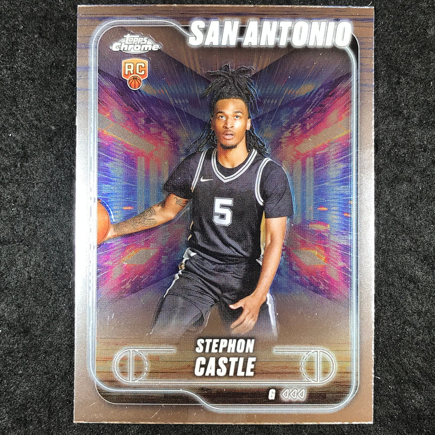 2024-25 Topps Chrome Basketball STEPHON CASTLE Rookie Base #193