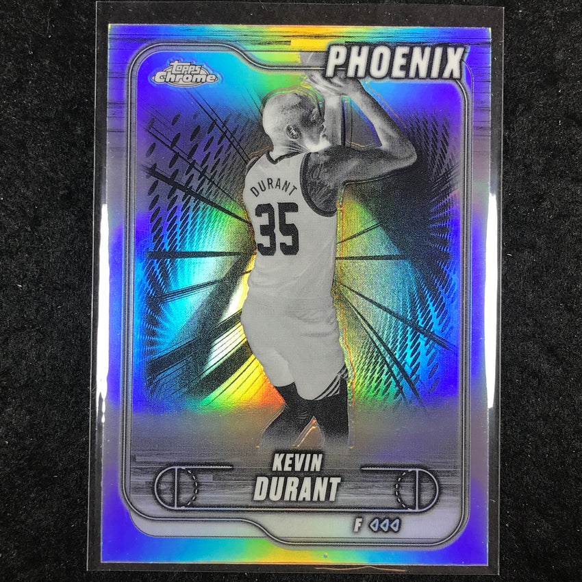2024-25 Topps Chrome Basketball KEVIN DURANT Negative Refractor #101