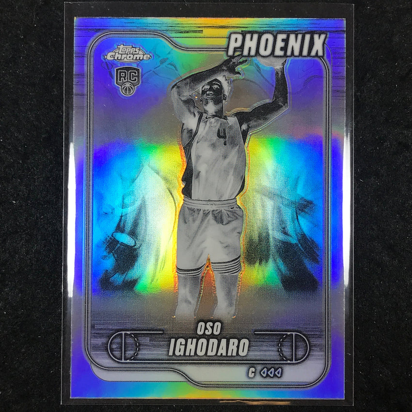2024-25 Topps Chrome Basketball OSO IGHODARO Rookie Negative Refractor #184