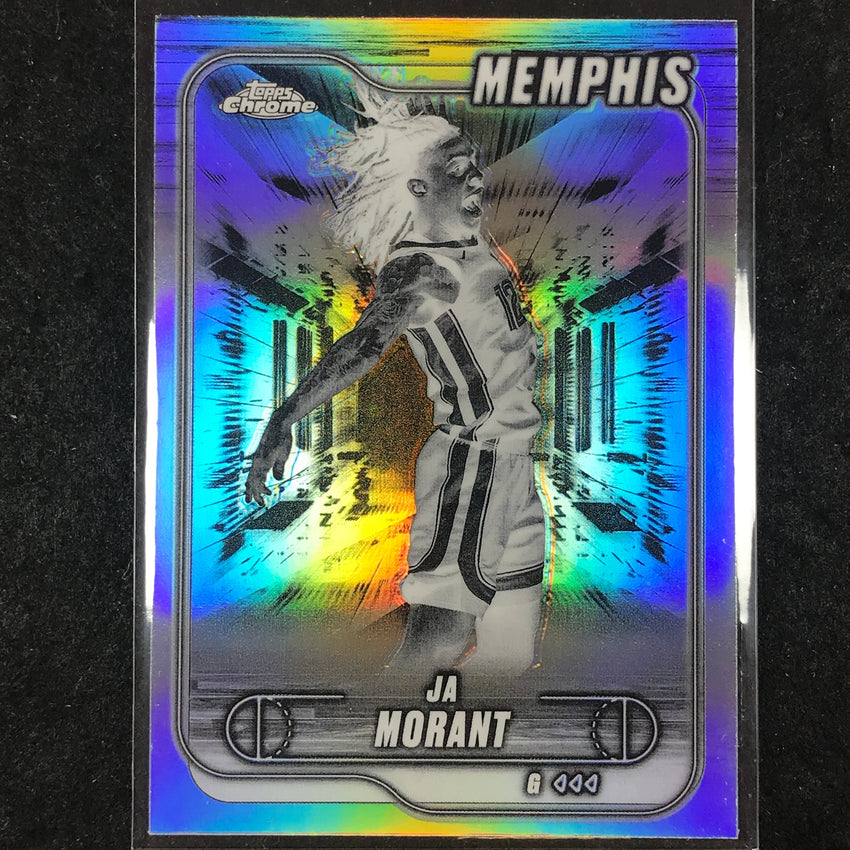 2024-25 Topps Chrome Basketball JA MORANT Negative Refractor #188