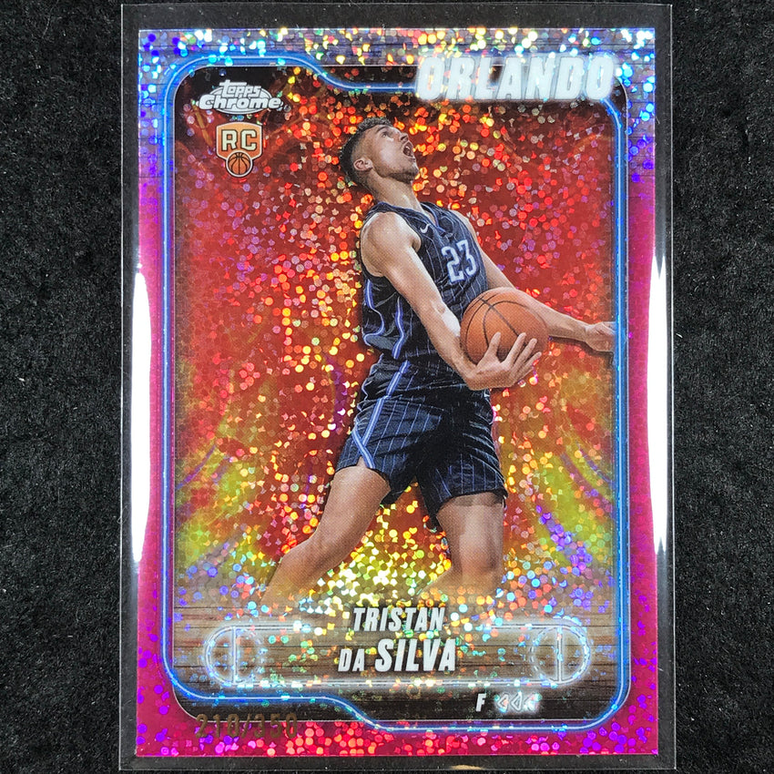 2024-25 Topps Chrome TRISTAN DA SILVA Rookie Magenta Speckle 210/350 #124