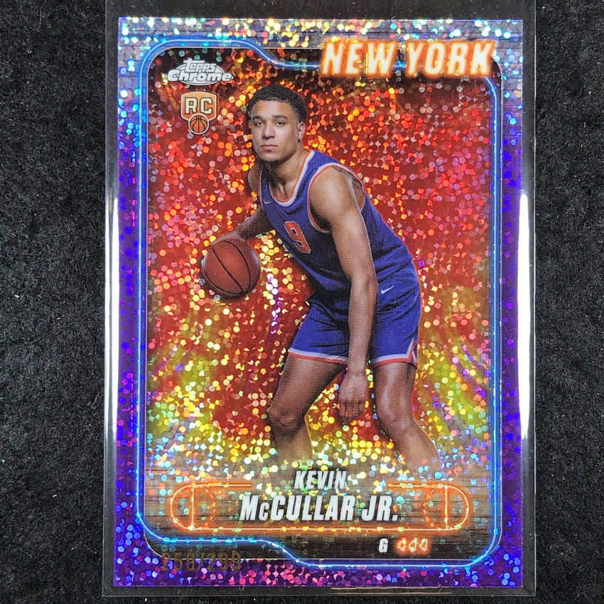 2024-25 Topps Chrome Basketball KEVIN MCCULLAR JR. Purple Speckle 259/299 #150