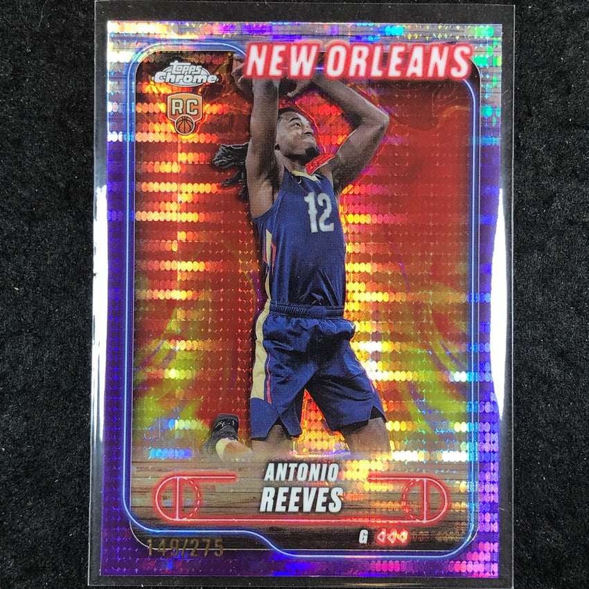 2024-25 Topps Chrome Basketball ANTONIO REEVES Rookie Purple Sonar 149/275 #131