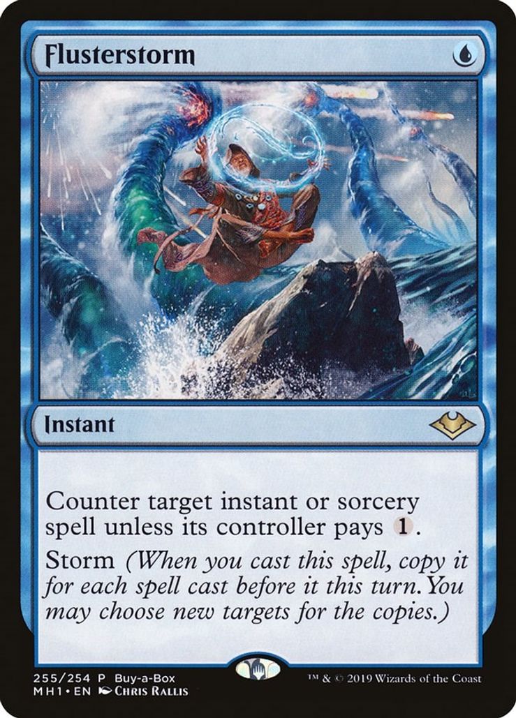 Flusterstorm 255/254 - Rare Modern Horizons Buy-a-box Promo