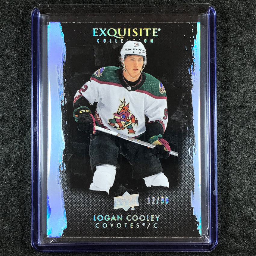 2023-24 The Cup Hockey LOGAN COOLEY Exquisite Collection Black Rookie 12/99