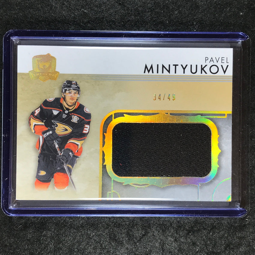 2023-24 The Cup Hockey PAVEL MINTYUKOV Rookie Rink Gallery Jersey 34/49